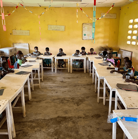 raffierkro fonds de dotation fraise enfants à l'école